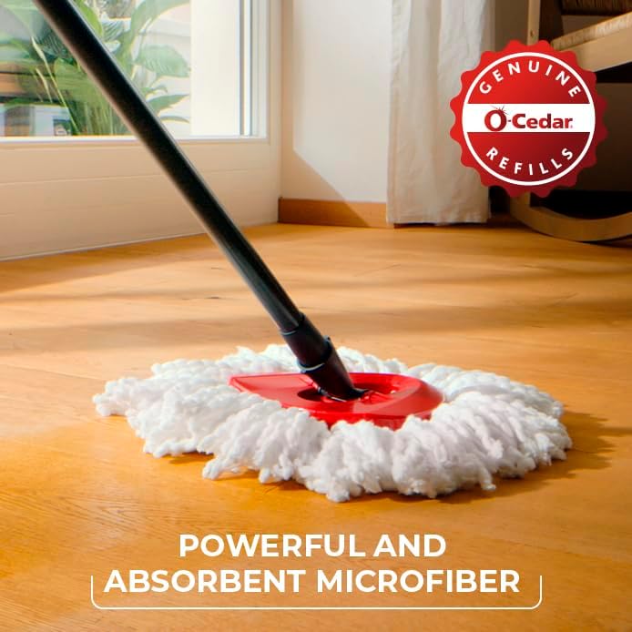 EasyWring Microfiber Spin Mop, Bucket Floor built-in wringer Cleaning System