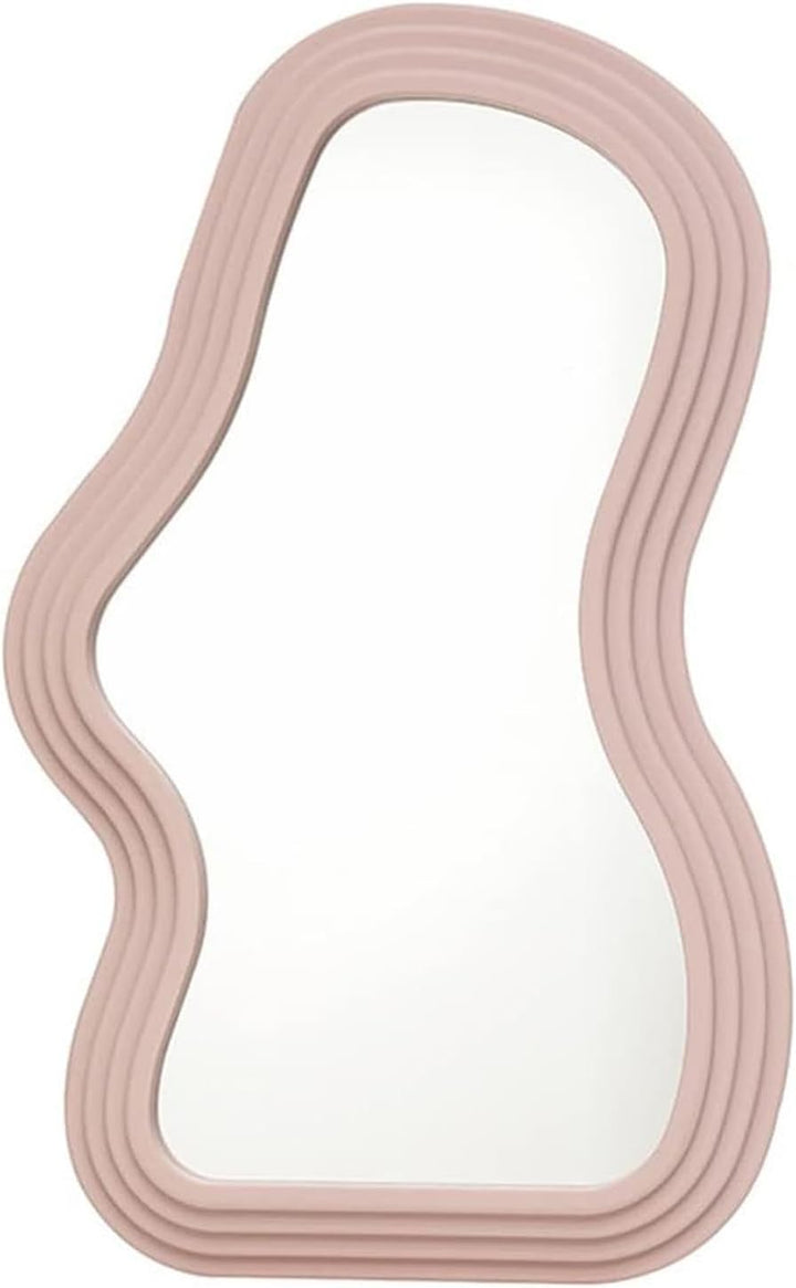 Asymmetrical Wall-Mounted Mirror – Funky Wavy Decorative Mirror
