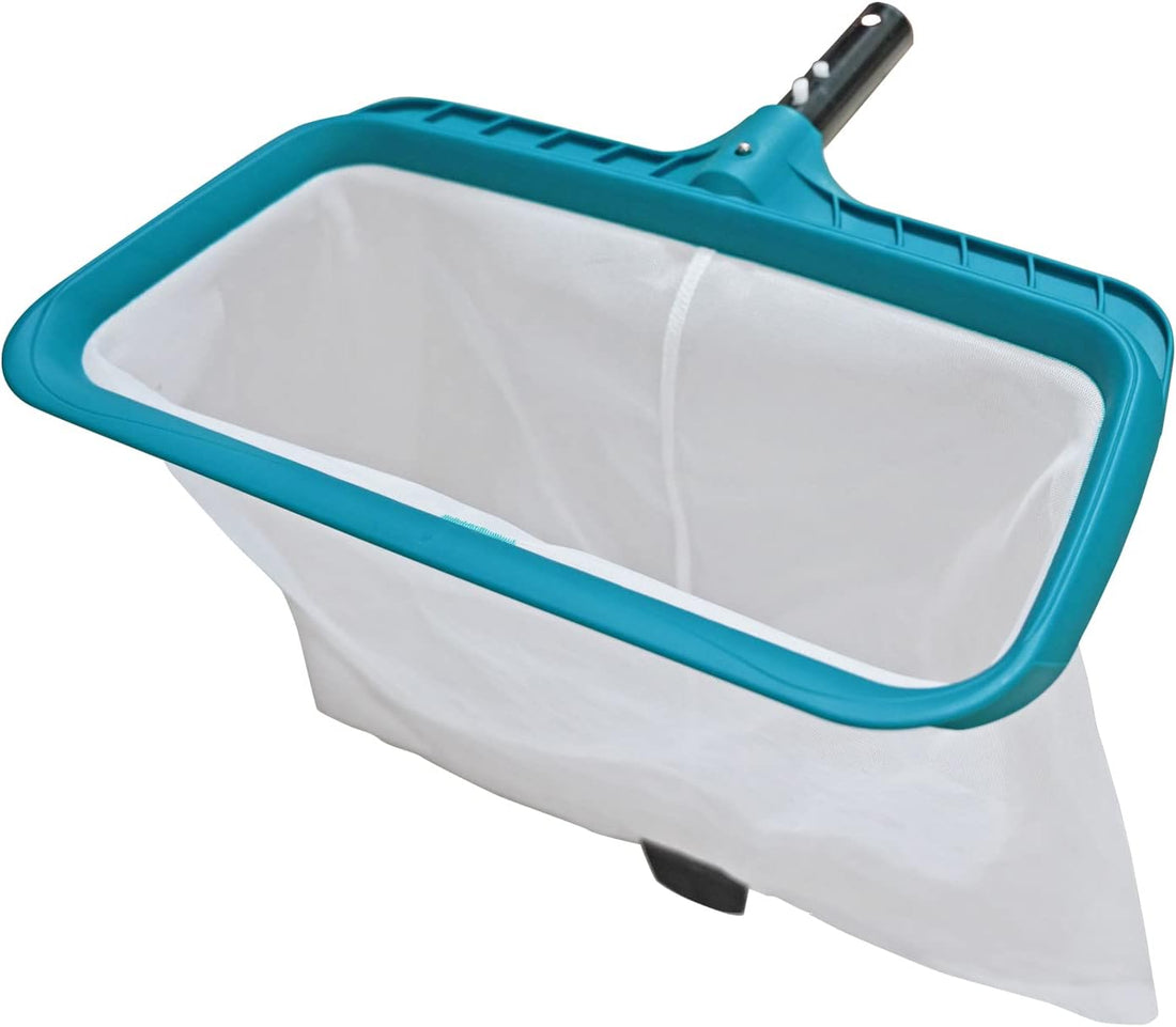 Professional Pool Skimmer Net – Heavy Duty Swimming Leaf Rake Cleaning Tool