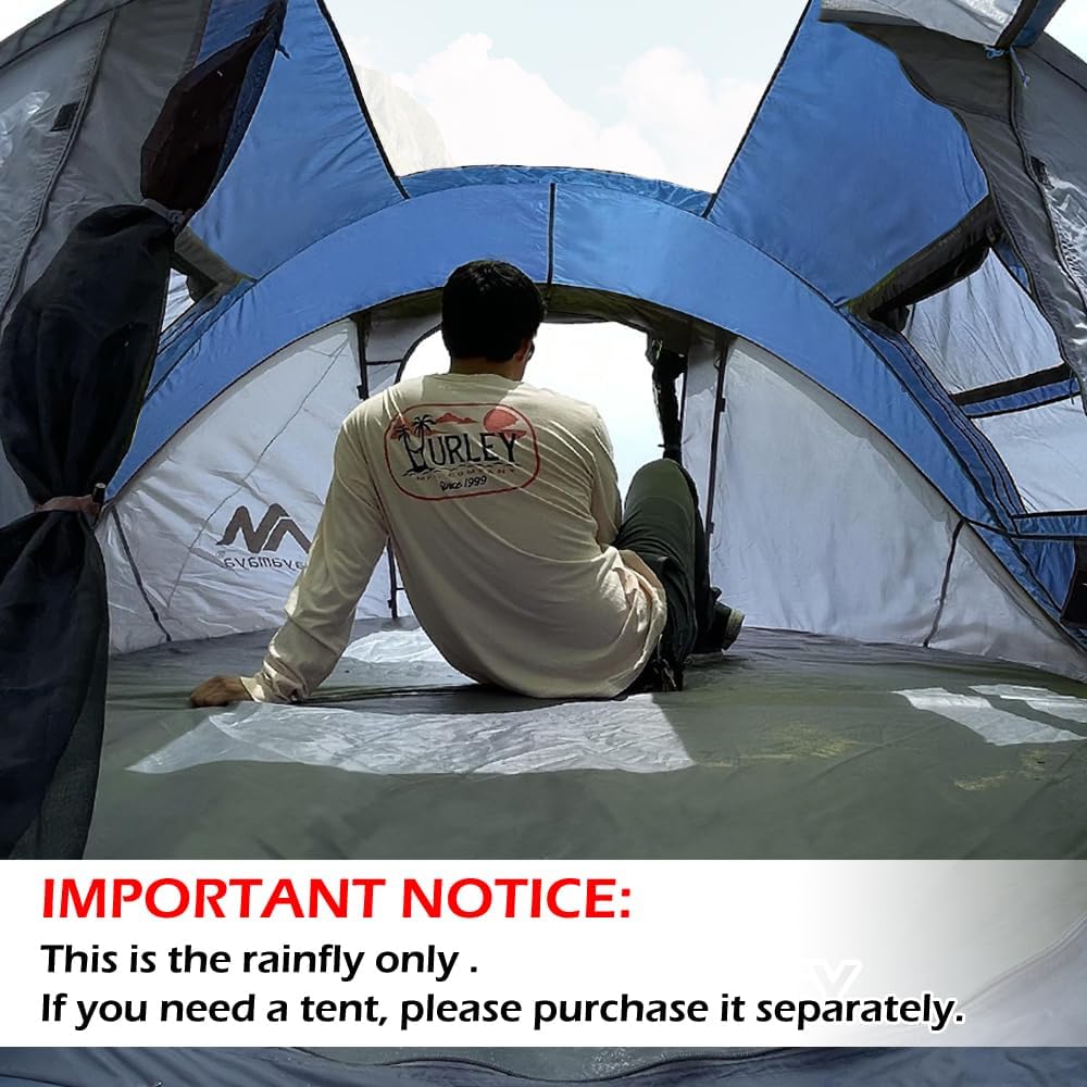 Transparent Replacement Rain Tarp for 4-Person Pop-Up Tent