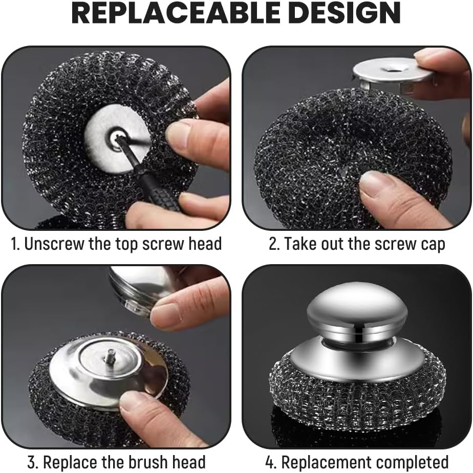 Steel Wool Scrubber – 2025 New Stainless Steel Wool Scrubber