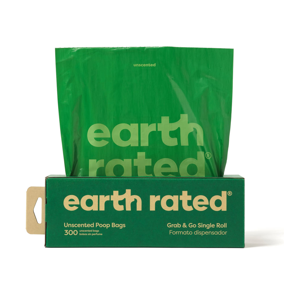 Earth Rated Dog Poop Bags – Thick & Durable Grab and Go Single Roll