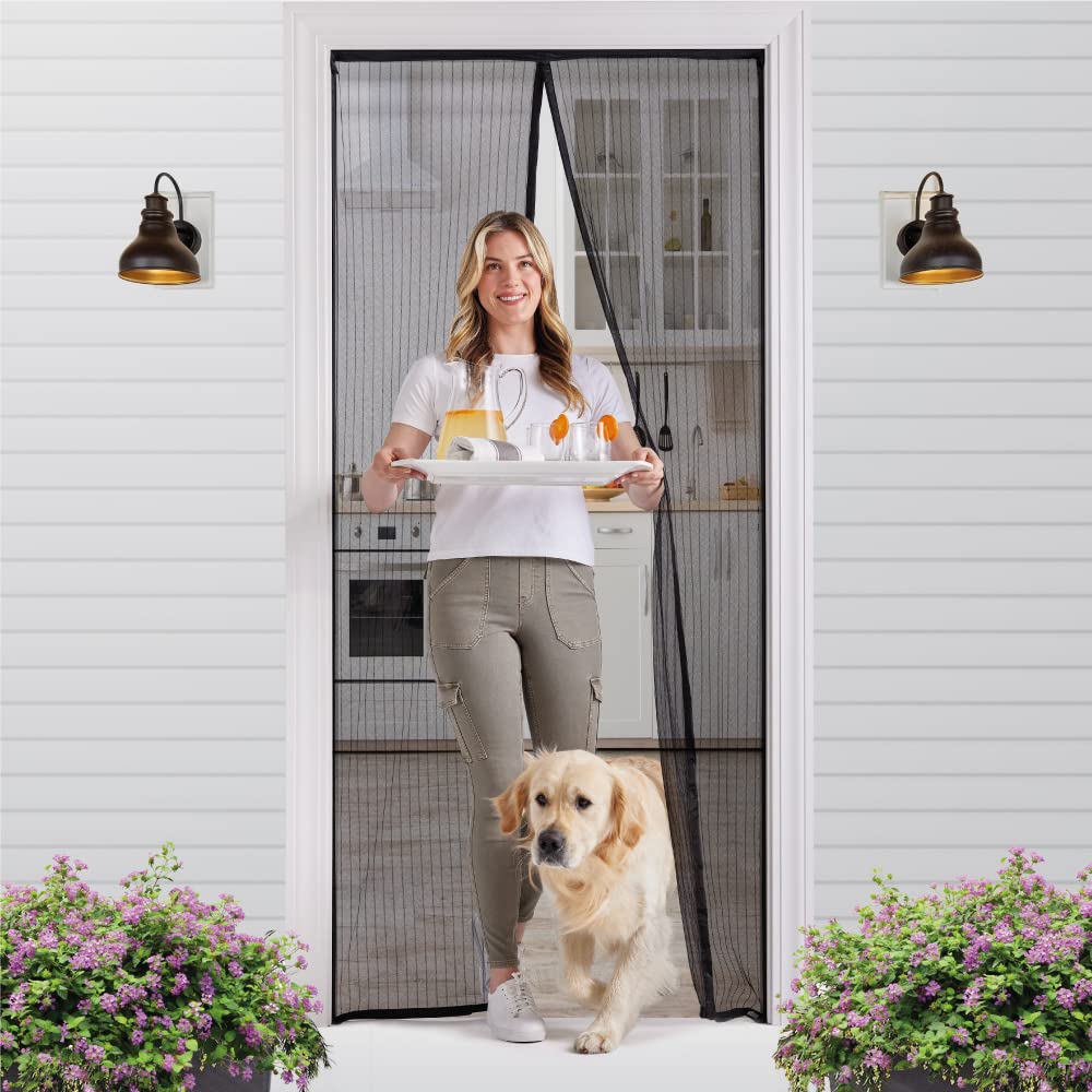 Magnetic Screen Door – Heavy Duty Mesh Bug & Pet Door Cover
