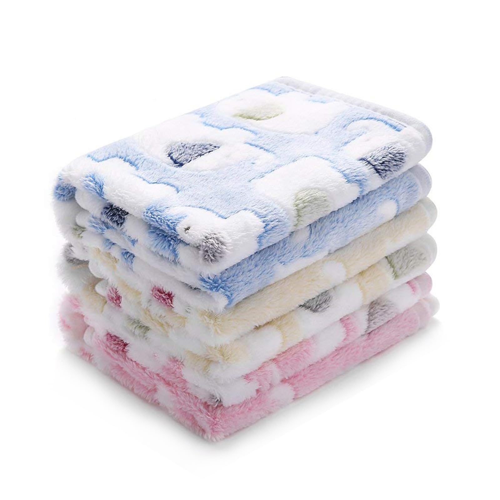 Blankets Super Soft Fluffy Premium Cute Elephant Pattern Pet Blanket