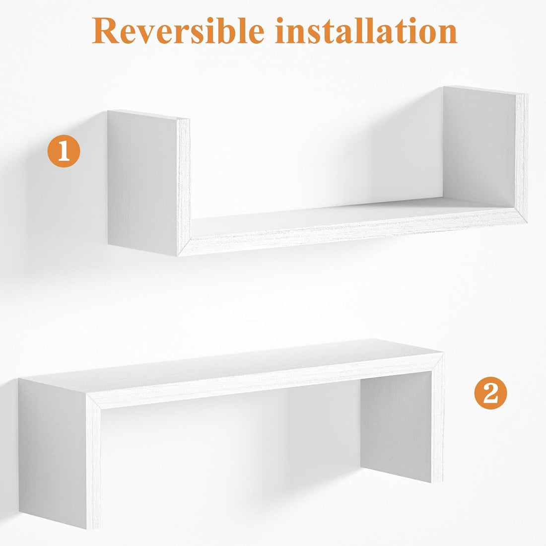 Floating Shelves for Wall, Wall Shelves for Bathroom, Bedroom