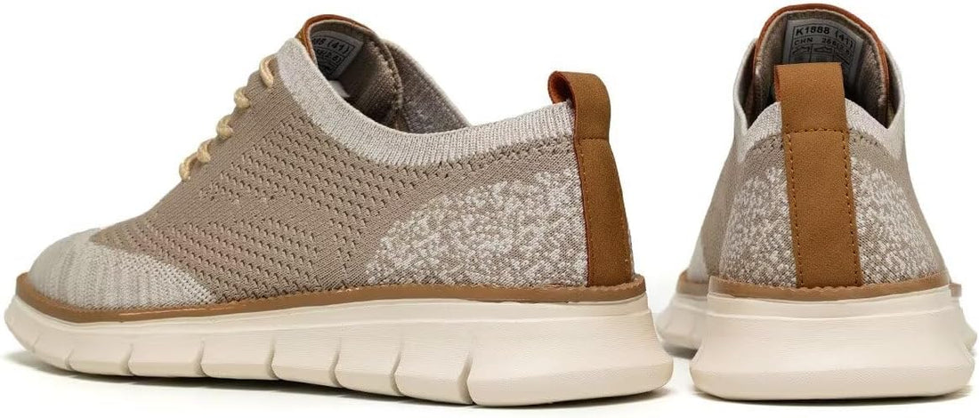 Men’s Casual Dress Oxfords – Breathable Knit Business Shoes