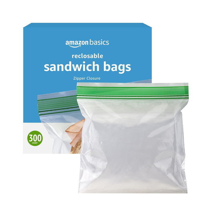 Sandwich Storage Bags – 300 Count (Previously Solimo)