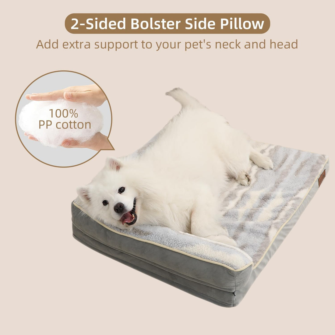 Orthopedic Dog Bed – Large, L-Shaped Sofa with Washable Cover high-quality