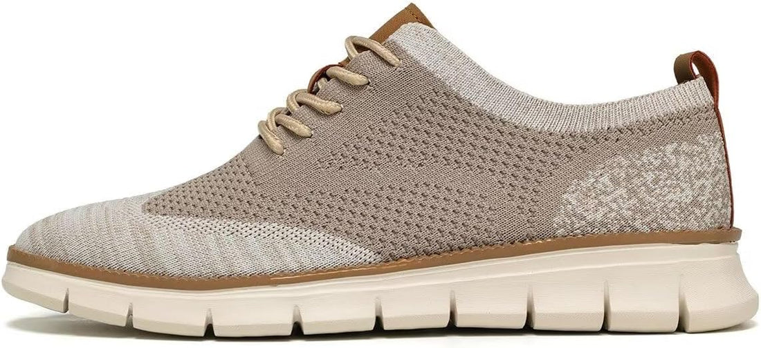 Men’s Casual Dress Oxfords – Breathable Knit Business Shoes