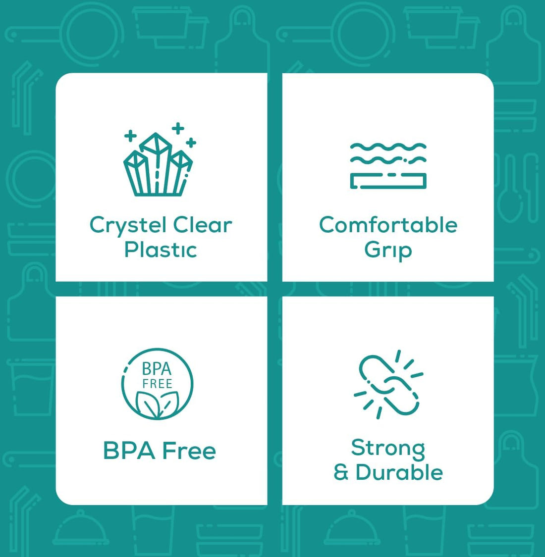 24 oz Clear Plastic Cups with Strawless Sip Lids – 100 Pack Disposable