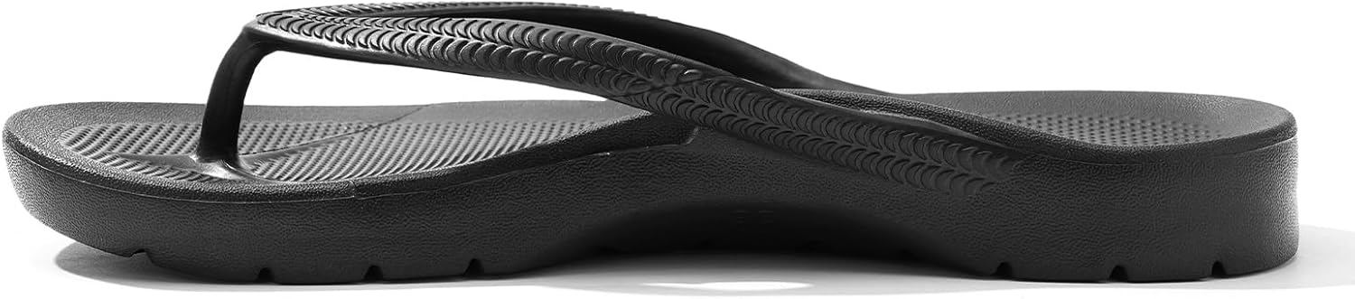 Women’s Arch Support Flip Flops – Lightweight Comfortable Flat Recovery Sandals