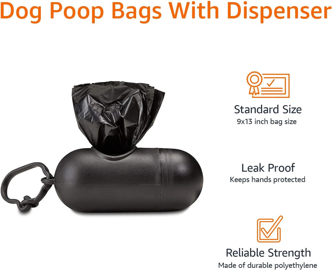 Dog Poop Bags with Dispenser – 900 Count, Leakproof & Unscented