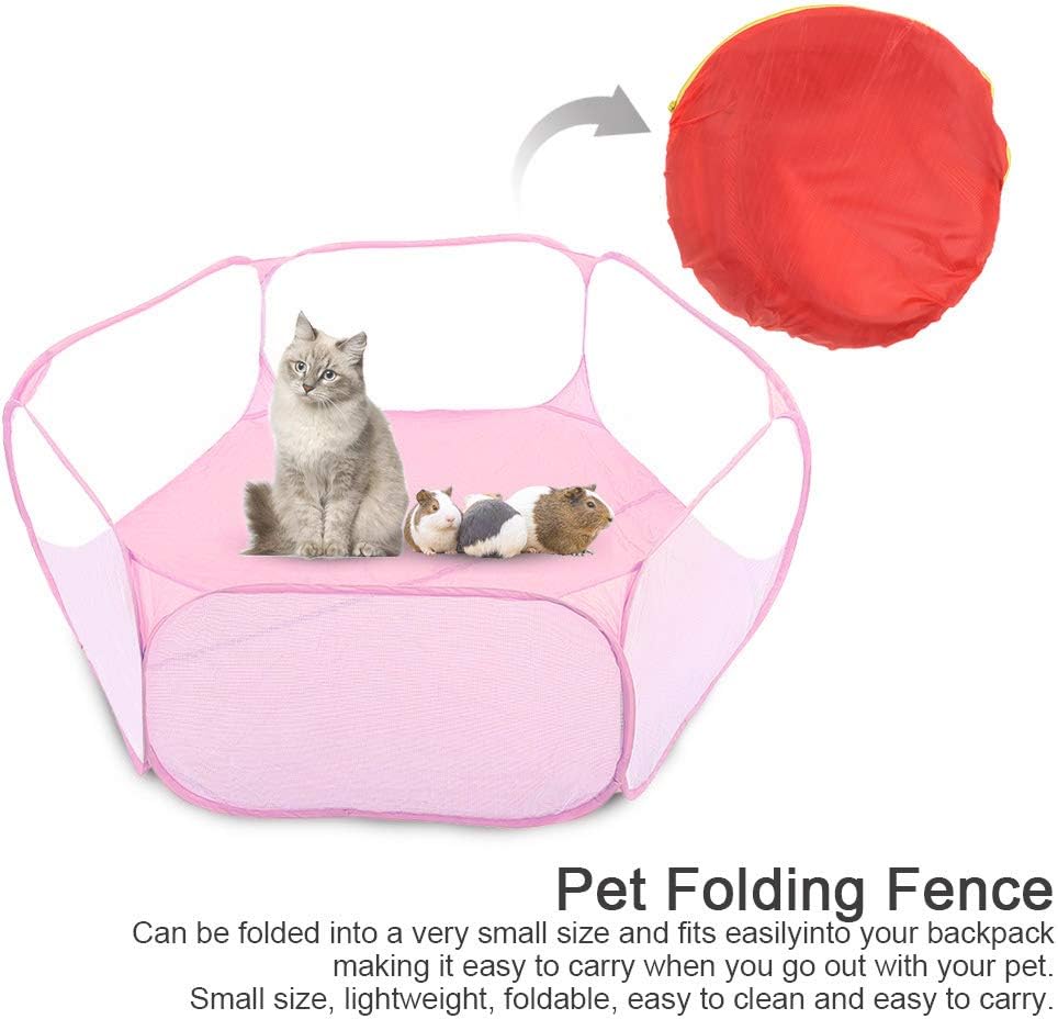 Animal Playpen – Portable Pop-up Interactive Tent Foldable Mesh Cage