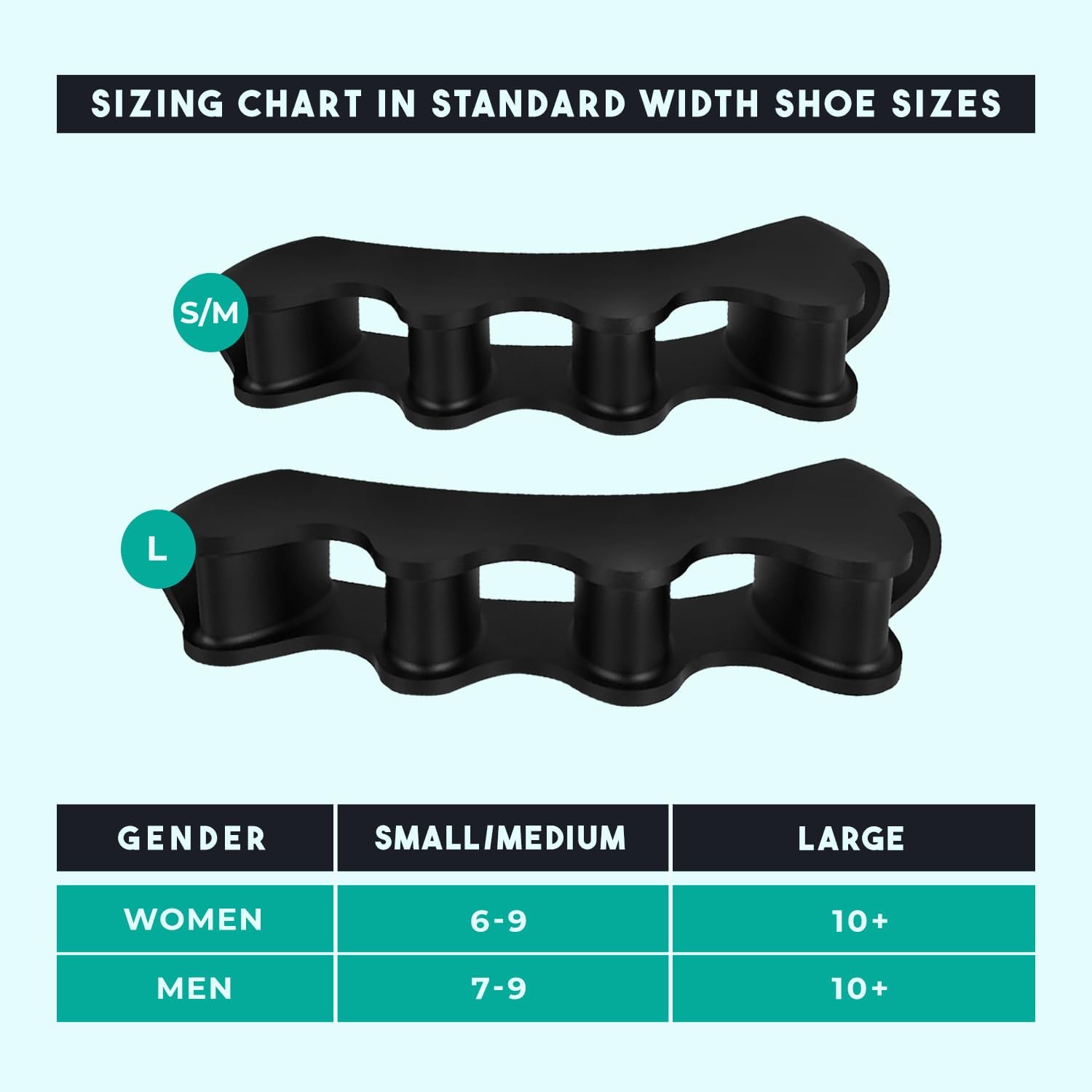 Toe Separators – Extra Thick &amp; Durable Gel Spacers for Foot Pain Relief