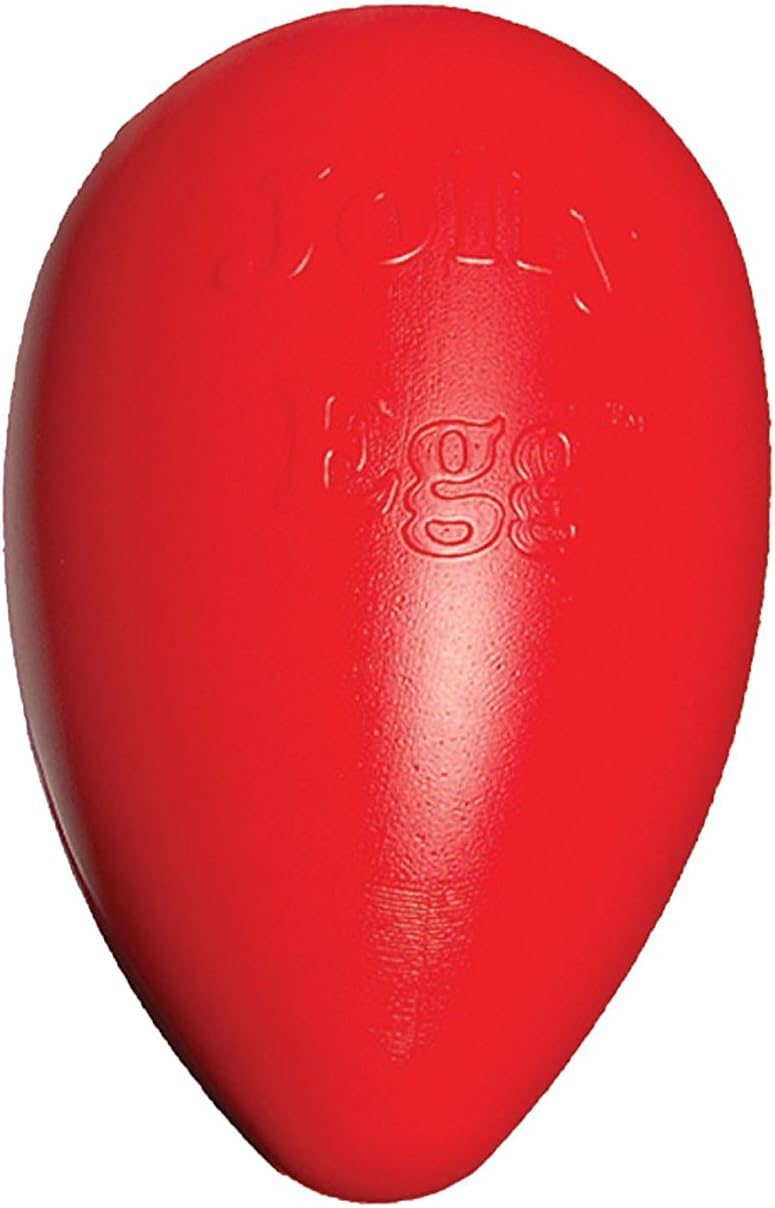 Jolly Pets Jolly Egg Dog Toy, 12 Inches/Large, Red