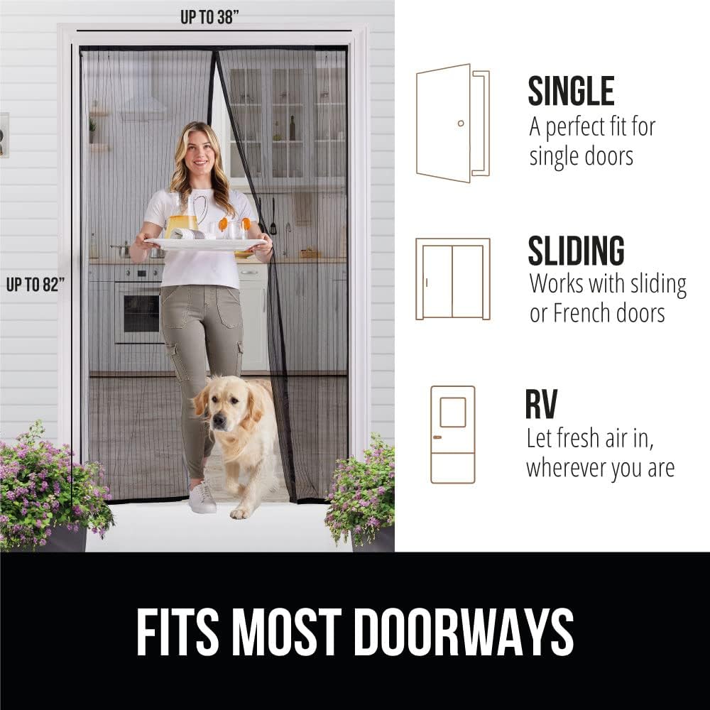 Magnetic Screen Door – Heavy Duty Mesh Bug & Pet Door Cover