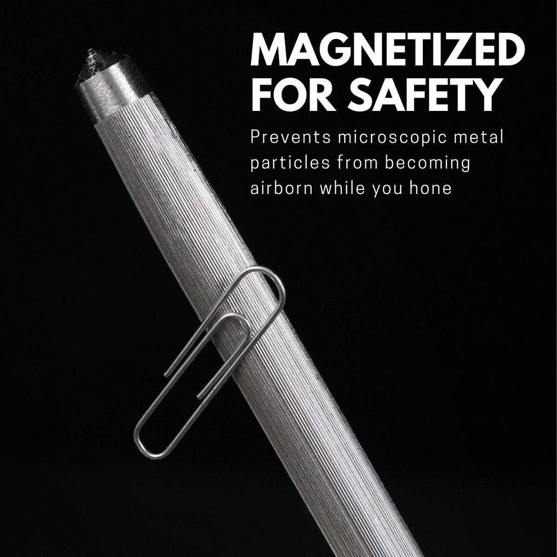 12” Magnetized Professional Honing Steel – Durable Rust-Resistant Knife