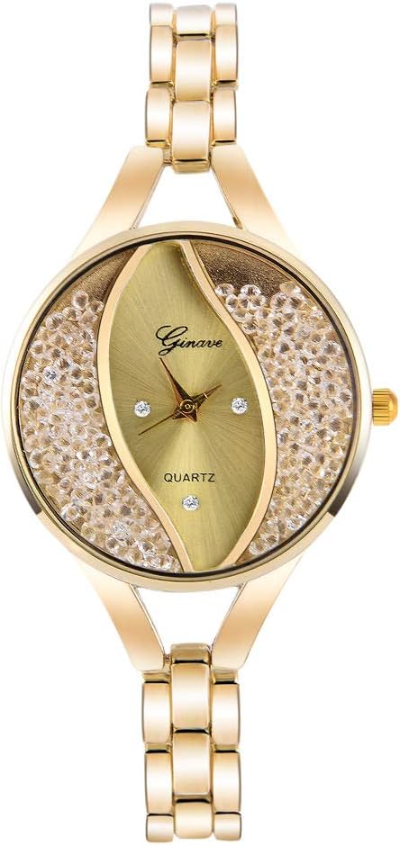 Weicam Women's Diamond Wristwatch Bangle Bracelet Jewelry