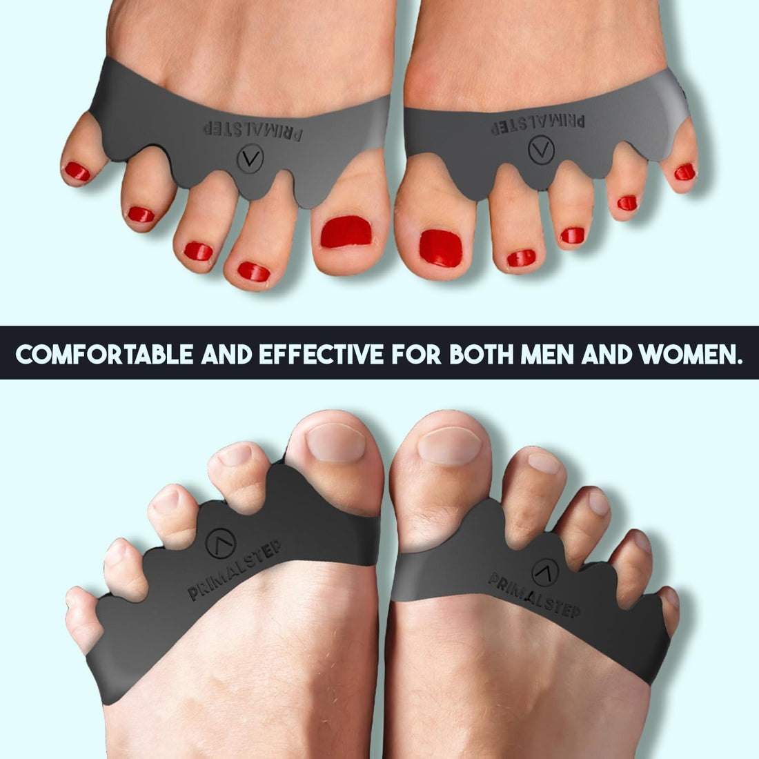 Toe Separators – Extra Thick &amp; Durable Gel Spacers for Foot Pain Relief