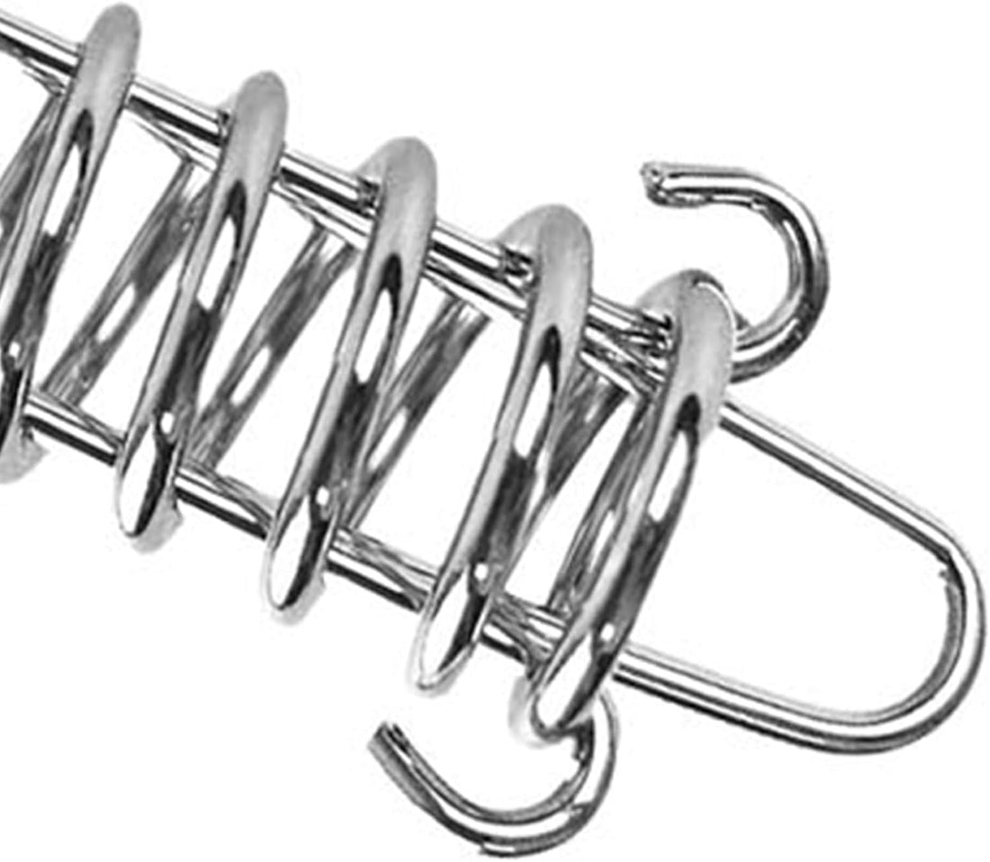 Portable Steel Spring Buckle – Anti-Loosening Windproof Hook for Outdoor Camping