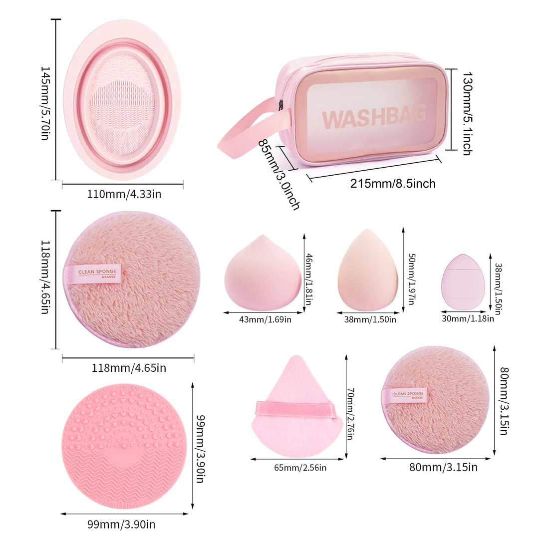 Makeup Brush Set 49 Pcs Makeup Tool Set Premium Synthetic Foundation