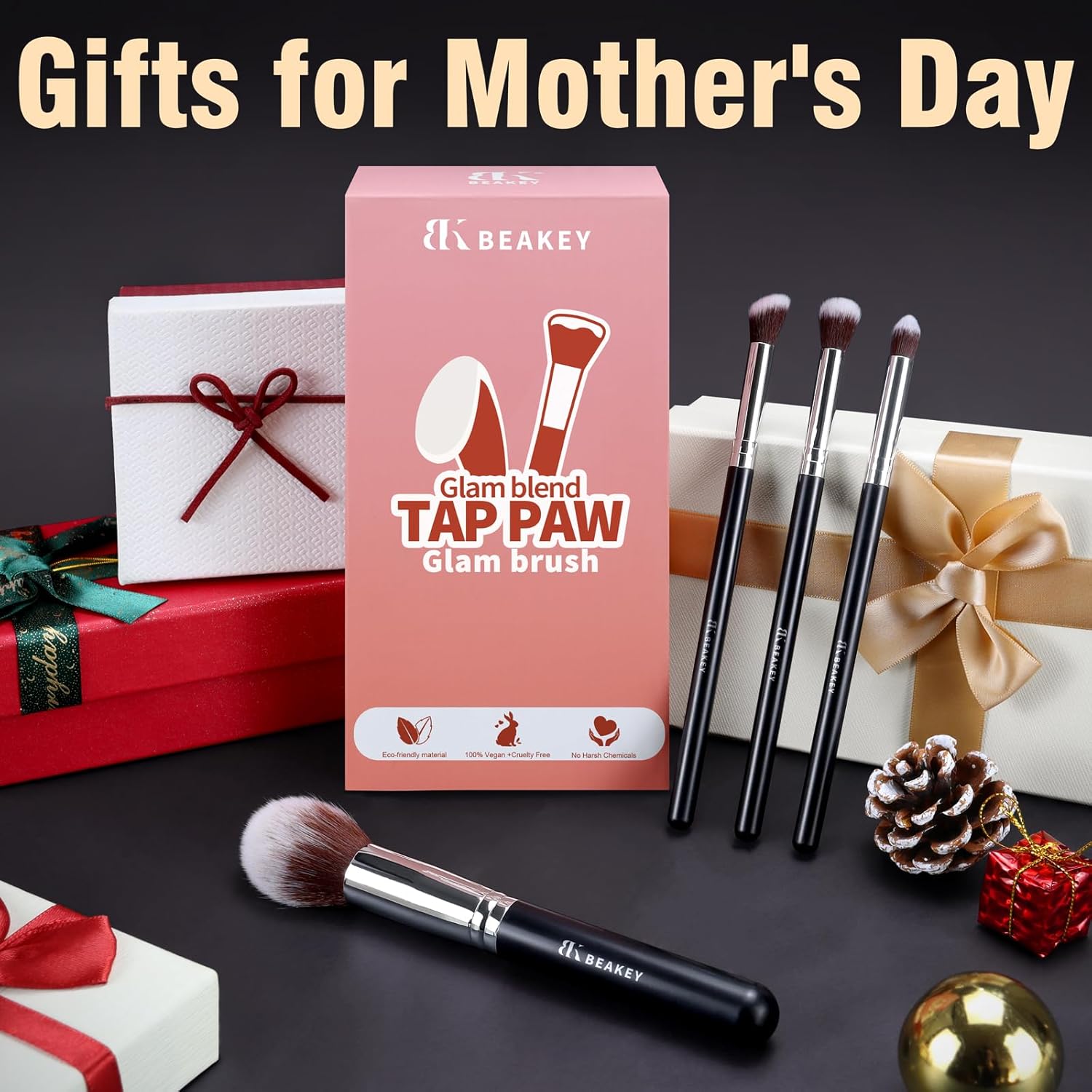 Makeup Brush Set Professional for Eye and Face, Foundation Blending, Eyeshadow,