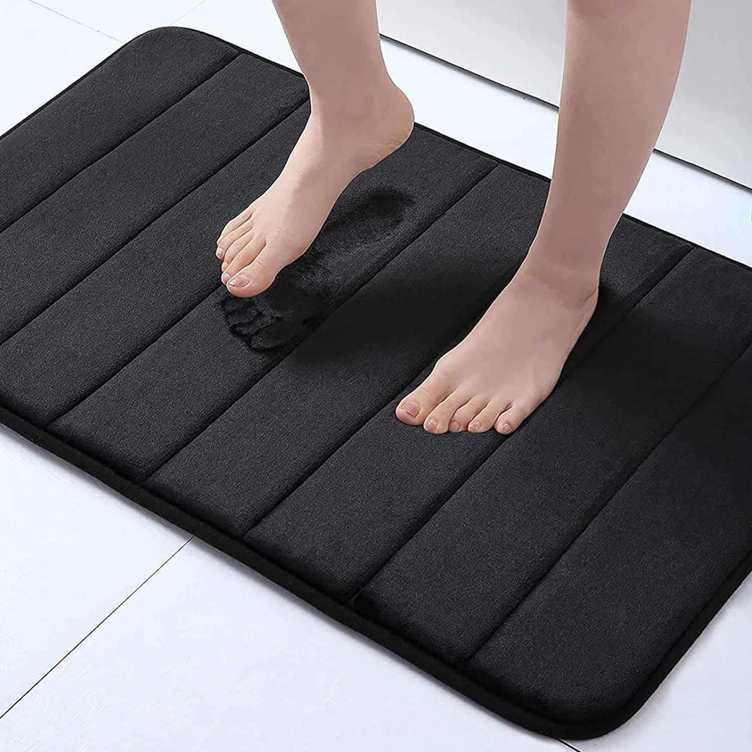 Memory Foam Bath Mat, 30" x 20", Ultra Soft and Non-Slip Bathroom Rugs