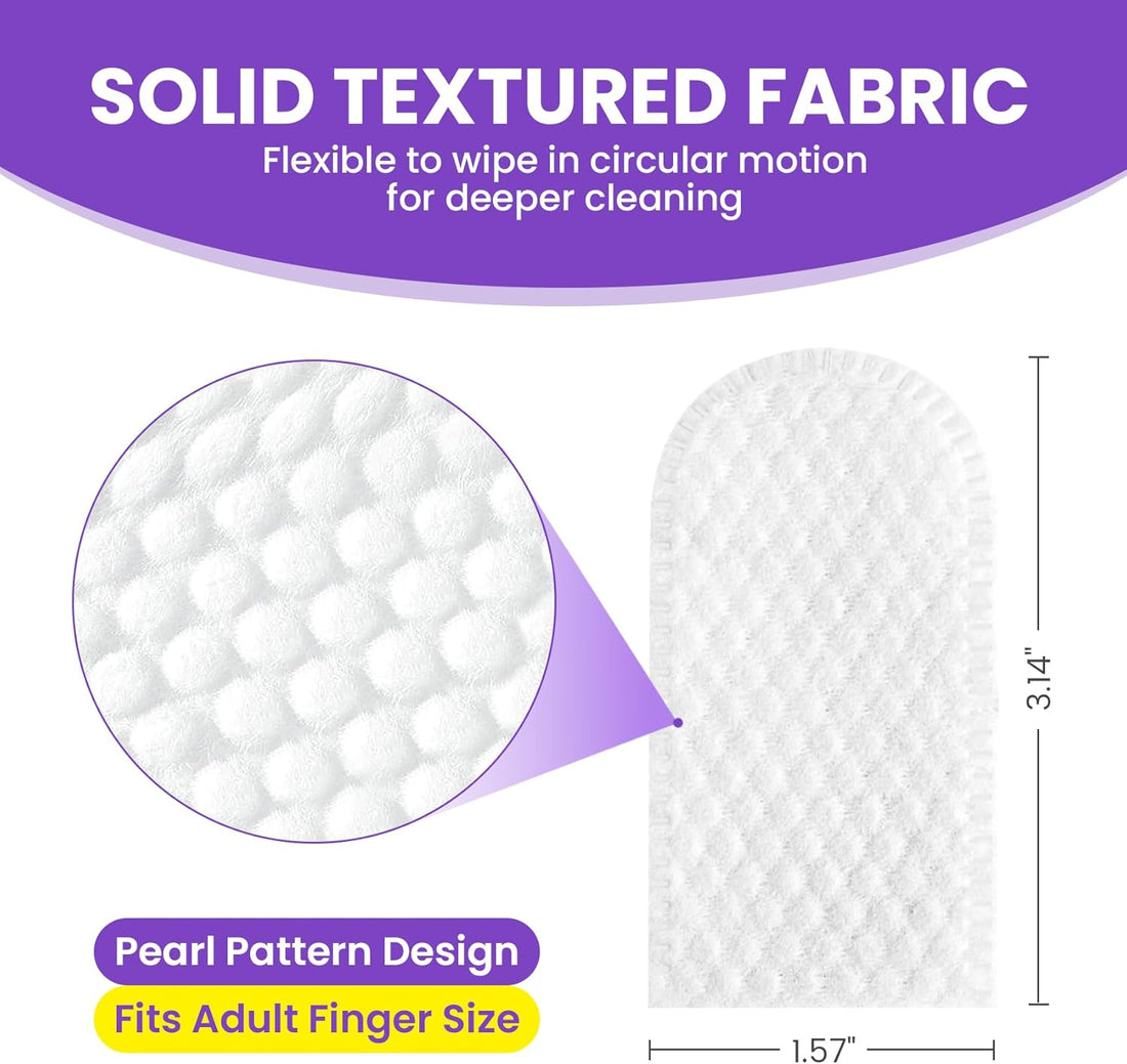 No-Rinse Dog Dental Care Wipes – 50 Count Pet Tooth Cleaning Wipes for Dogs & Cats