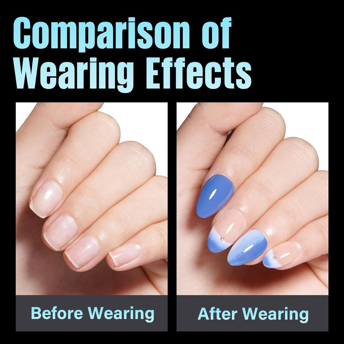 Acrylic Short Almond Nail Tips – 240 Pcs Half Matte Soft Acrylic 12 Sizes Pre-Shaped Cover