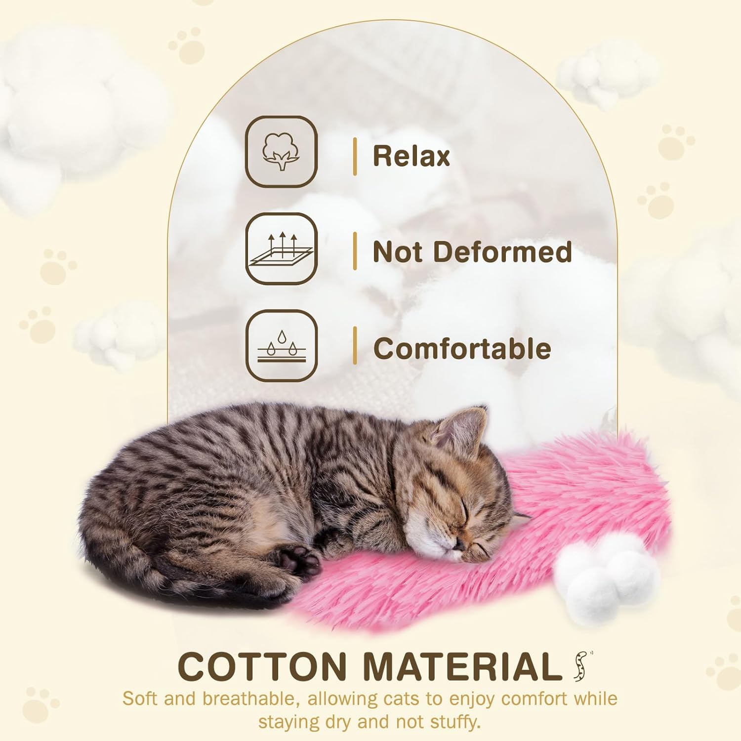 Cat Toys Cat Pillows, 3 Pack Interactive Cat Kicker Catnip Toys,