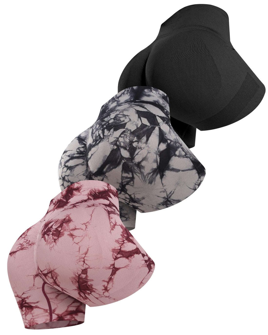 Women’s High Waisted Scrunch Butt Biker Shorts – Seamless Gym & Running Shorts