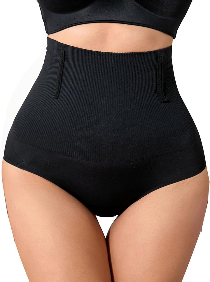 Women’s High Waist Tummy Control Thong – Seamless Slimming Shapewear Underwear
