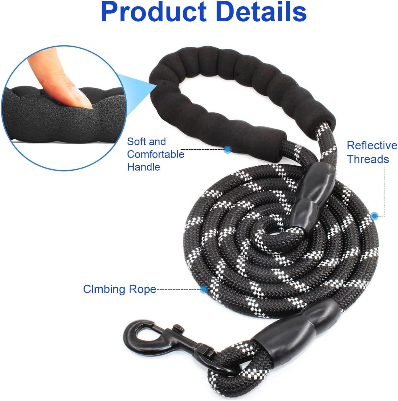 Double Dog Leash – Dual Tangle-Free Leash with 360° Swivel Shock