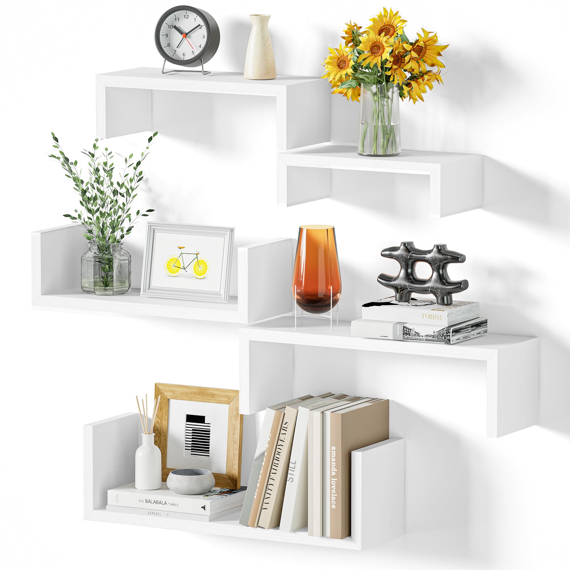 Floating Shelves for Wall, Wall Shelves for Bathroom, Bedroom
