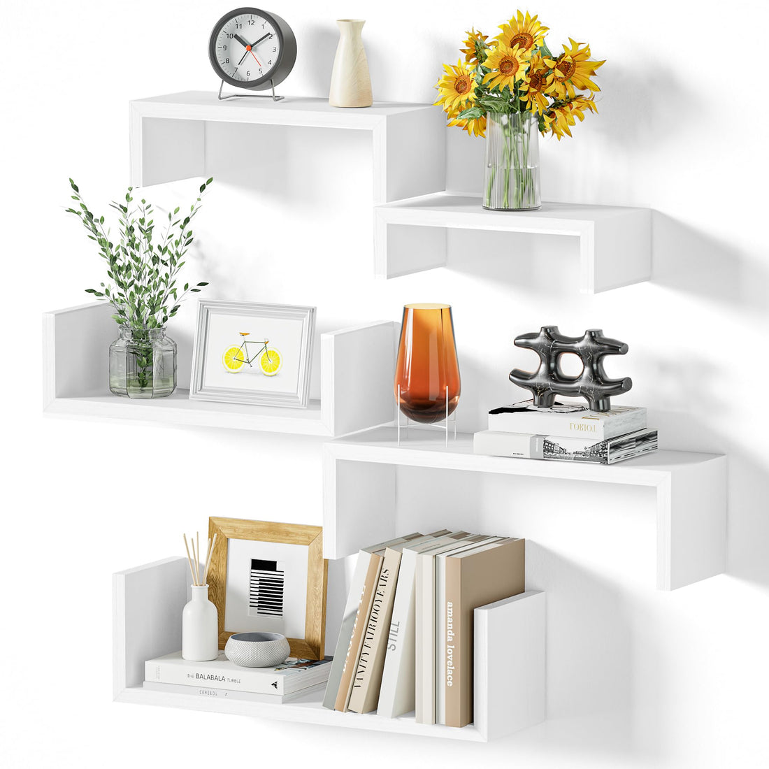 Floating Shelves for Wall, Wall Shelves for Bathroom, Bedroom