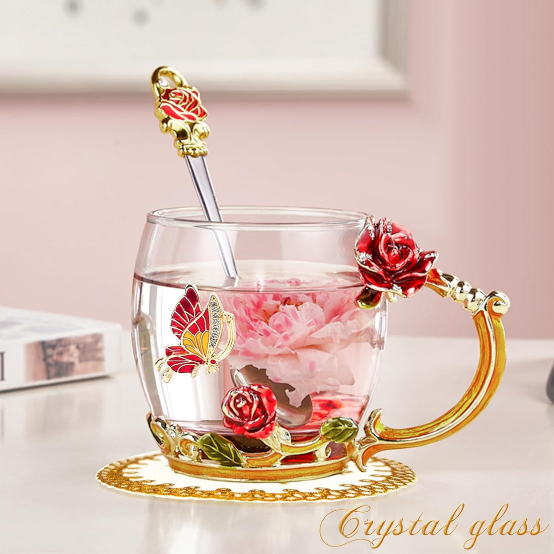 Gifts for Mom Women Mothers Day Glass Coffee Enamels Mug