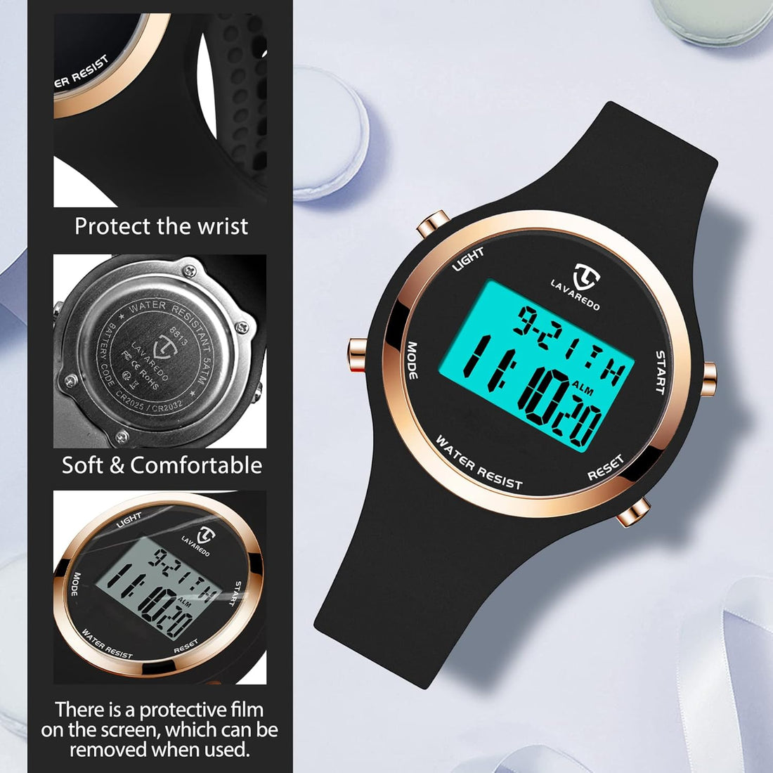Women’s Digital Sports Watch – Waterproof Outdoor Watch