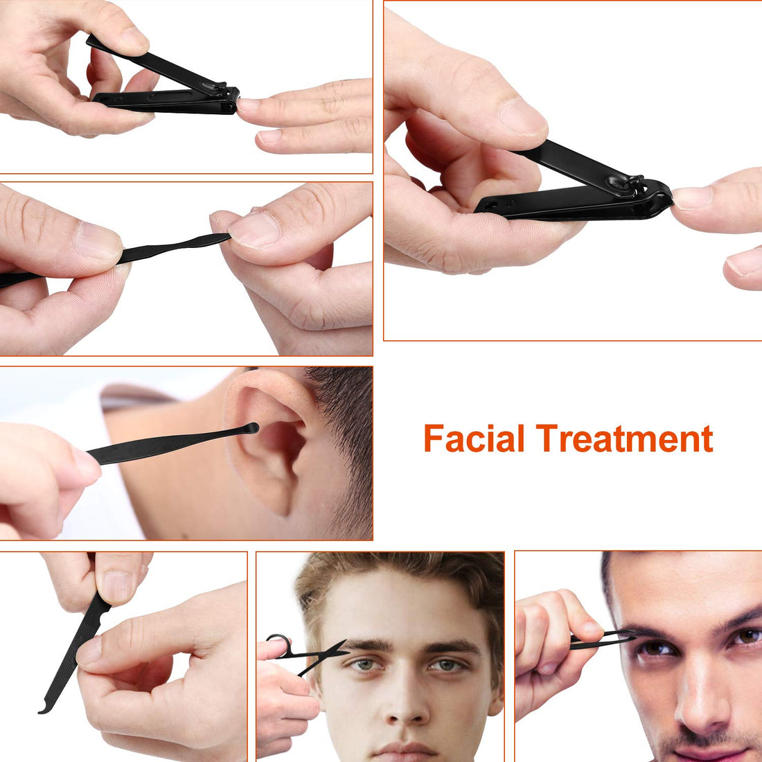 Manicure Set for Men – Professional Nail Clippers Kit with Travel Case designed for precision