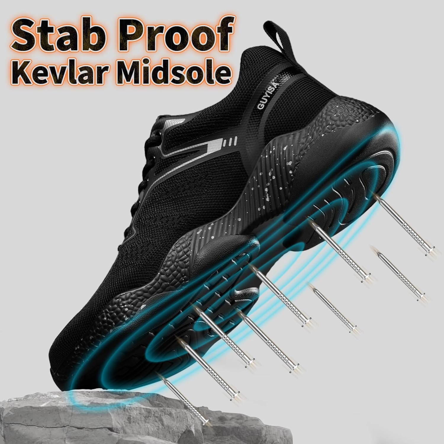 Lightweight Steel Toe Work Shoes for Men &amp; Women – Lightweight, Breathable