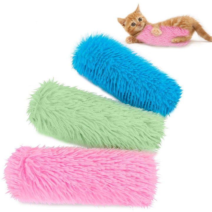 Cat Toys Cat Pillows, 3 Pack Interactive Cat Kicker Catnip Toys,