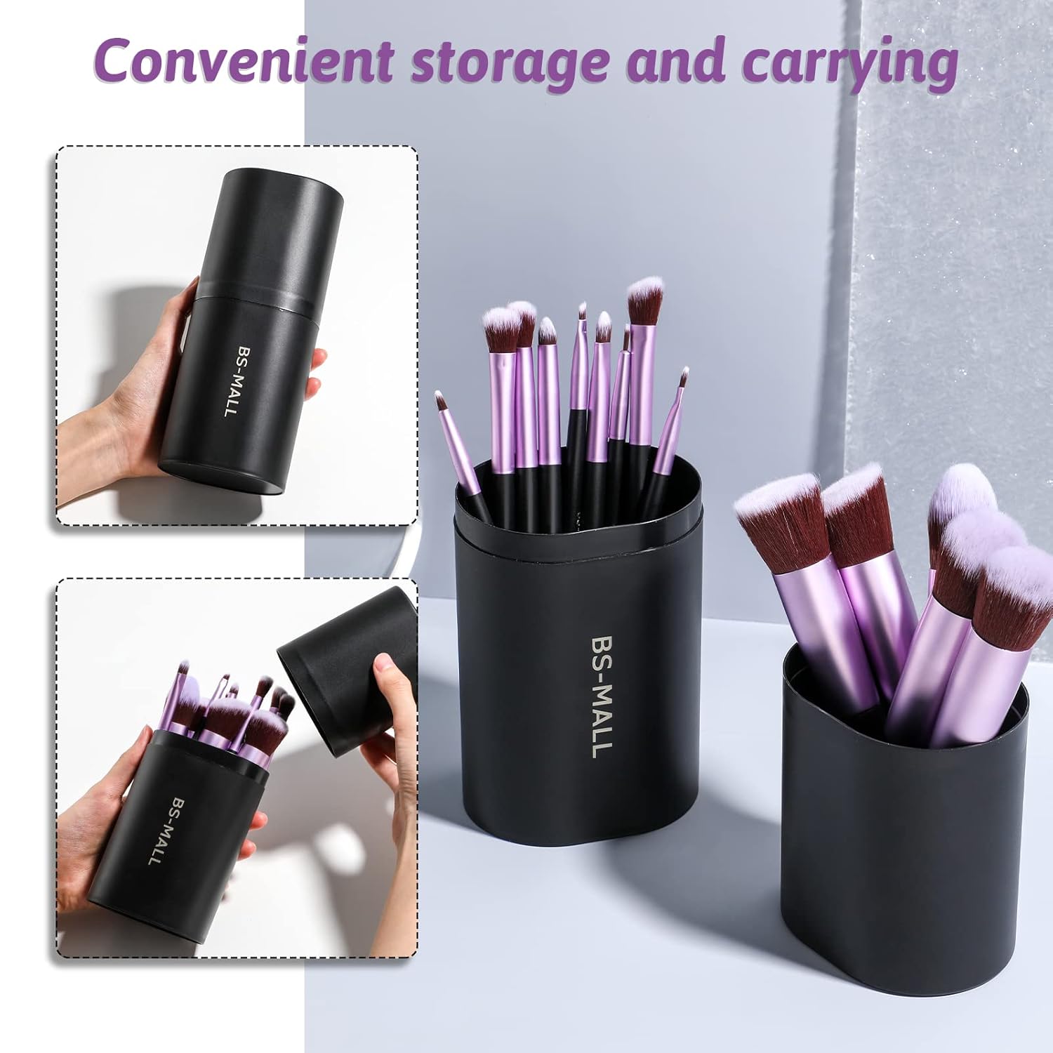 Makeup Brushes Premium Synthetic Foundation Powder Concealers Eye Makeup