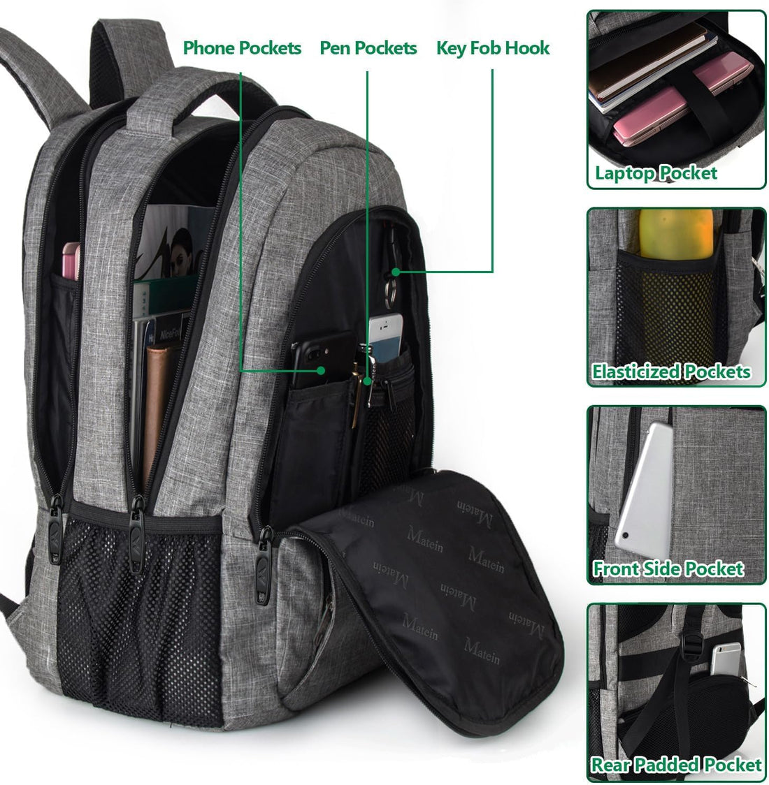 Travel Laptop Backpack – Business Anti-Theft Slim & Sturdy Backpack