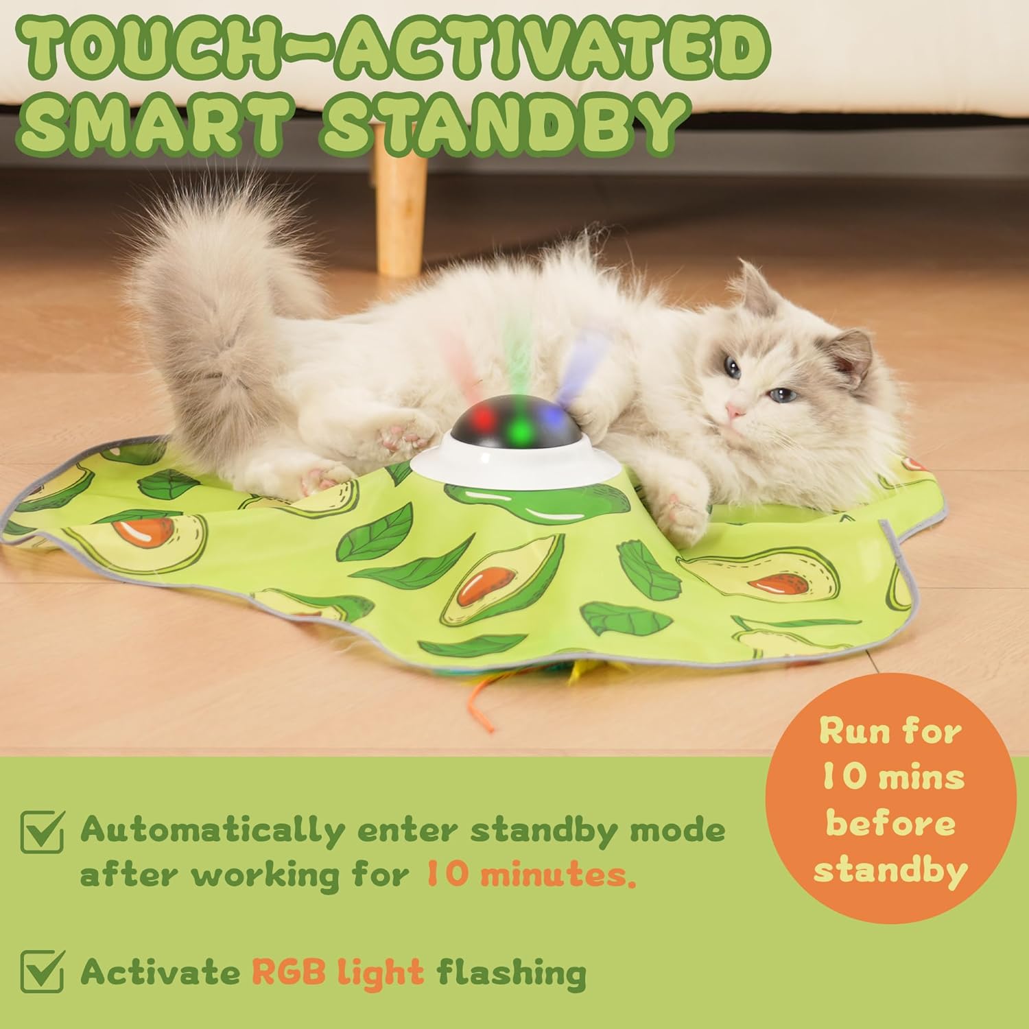 Interactive Cat Toy – Automatic Hide and Seek Toy with Motion-Activated