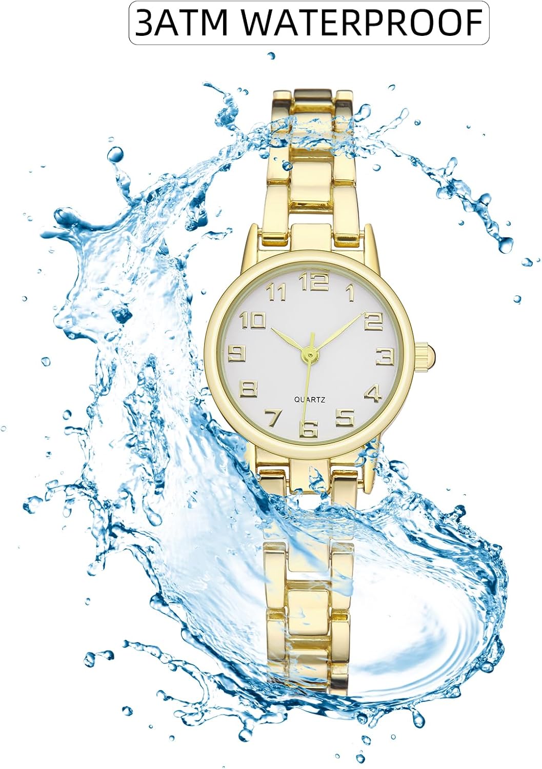 Women’s Quartz Wristwatch – Ladies Waterproof Bracelet Watch