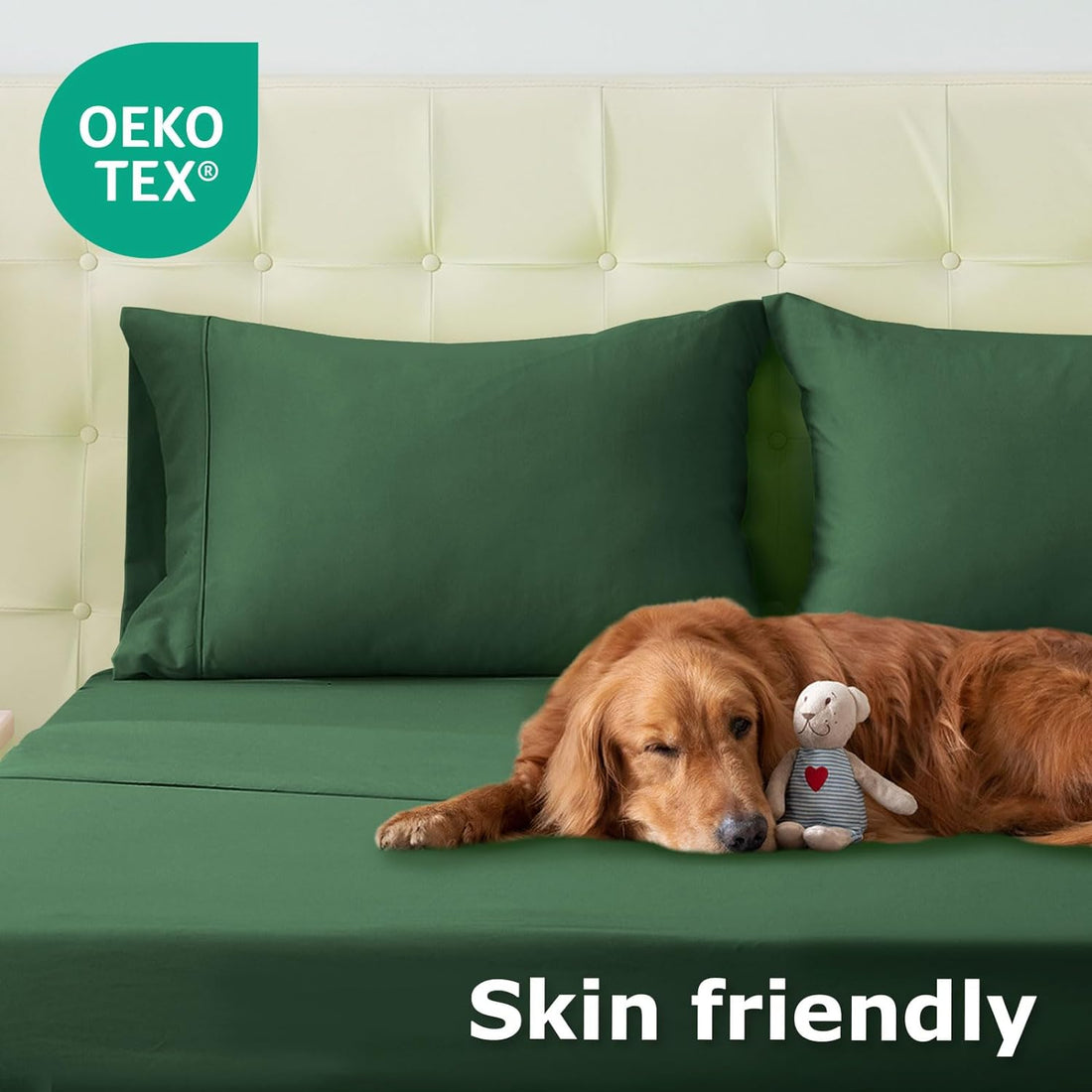 Full Size Bed Sheet Set – 4-Piece Soft Microfiber Sheets