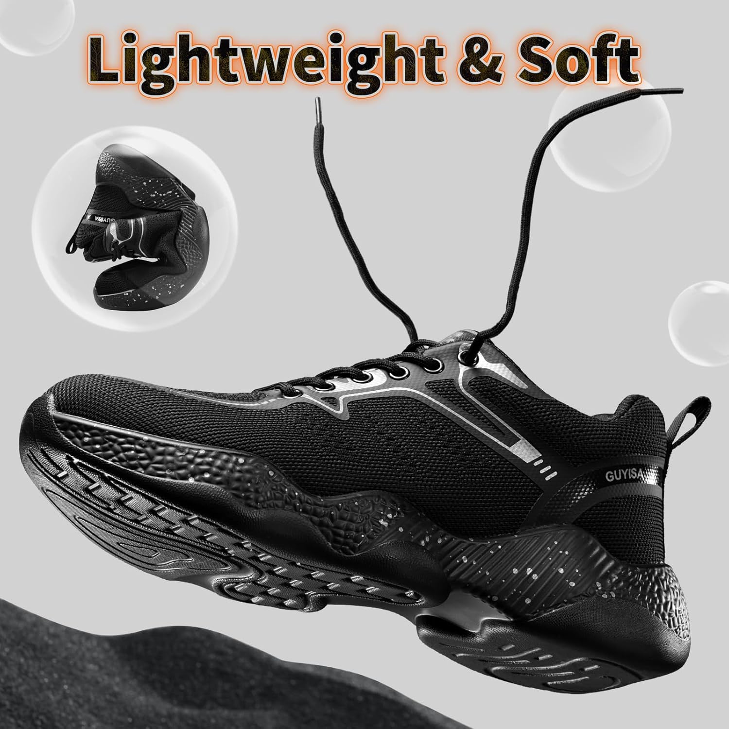 Lightweight Steel Toe Work Shoes for Men &amp; Women – Lightweight, Breathable