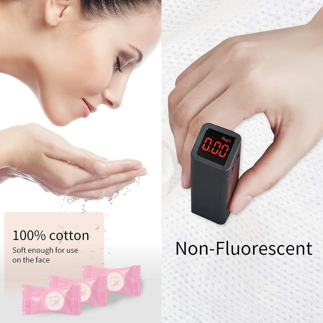 100 PCS Mini Compressed Cotton Towels – Portable Disposable Face