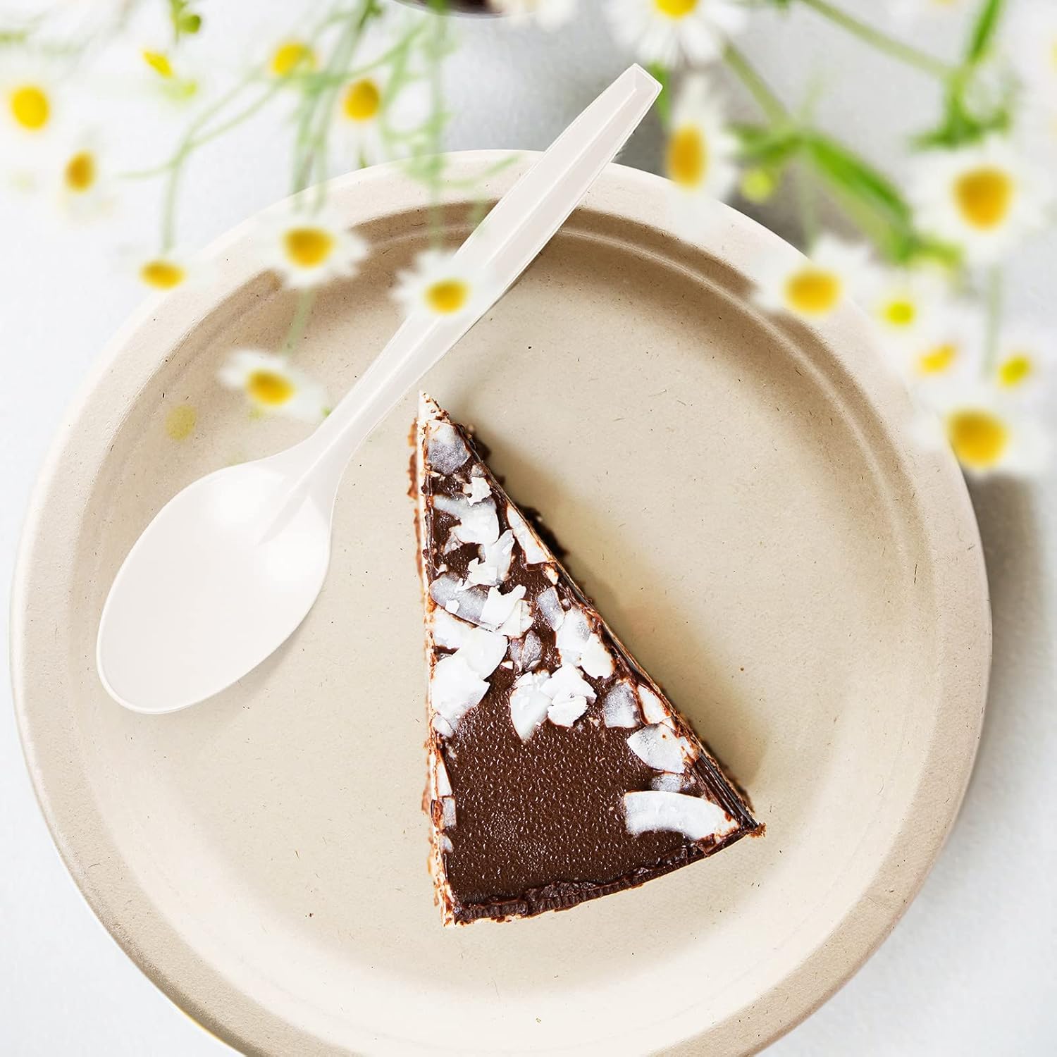 Compostable Spoons – Biodegradable Heavy-Duty Disposable Cutlery