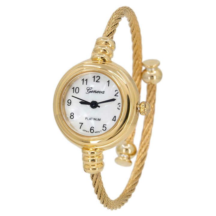 Blekon Collections Women’s Cuff Watch – Round Analog Display