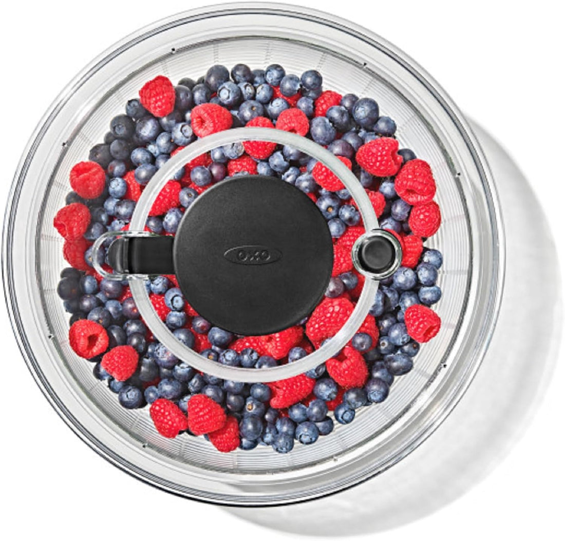 OXO Good Grips Large Salad Spinner - 6.22 Qt., White